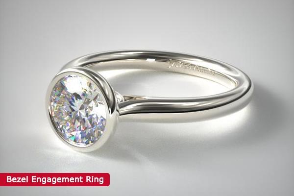 bezel engagement ring styles