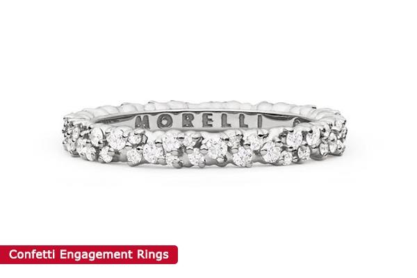 Confetti Engagement Rings