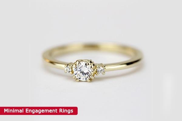 Minimal Engagement Rings