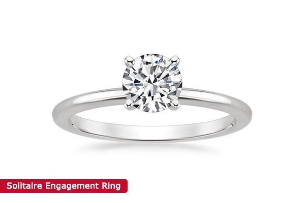solitaire engagement ring styles
